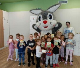 Zajęcia ruchowe dzieci w Przedszkolu Świerkuś w Istebnej