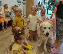 Chwila zabawy w sali żłobkowej Świerkuś w Istebnej